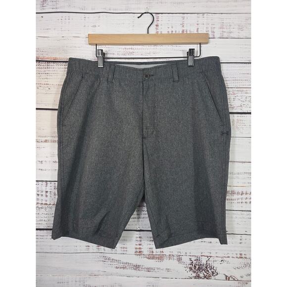 Under Armour Men's HeatGear Shorts in Gray and Black/gray 2 Pair size 36 - Picture 5 of 8